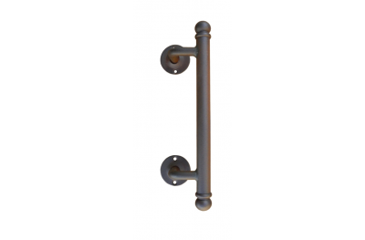2114 Curved Galbusera Pull Handles Wrought Iron