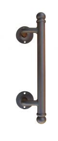 2114 Curved Galbusera Pull Handle Wrought Iron