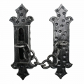 2156 Wrought Iron Handmade Security Chain for Doors Lorenz Ferart