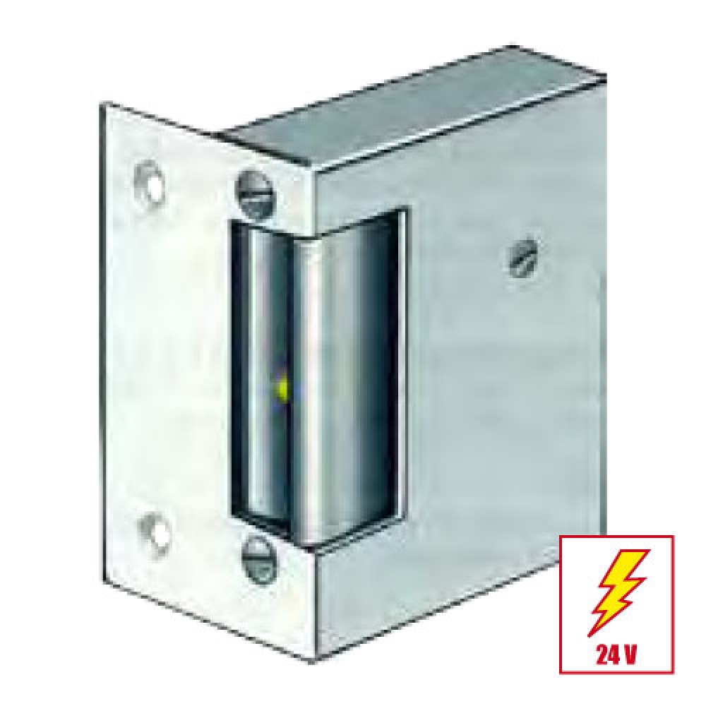 21KL Electric Strike Door with Permanent Release with Plate Short Flat effeff