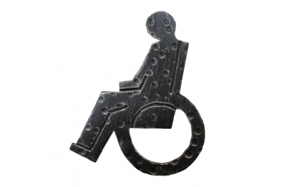 2206H Signal Wheelchair Wrought Iron for WC Disabled Bathroom Lorenz Ferart