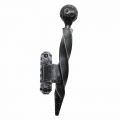 2251 Spiral Wrought Iron Pull Handle for Doors Lorenz Ferart