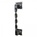 2256 Renaissance Style Wrought Iron Pull Handle for Doors Lorenz Ferart