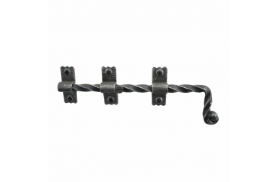 2273 Wrought Iron Handmade Security Bolt for Doors Lorenz Ferart