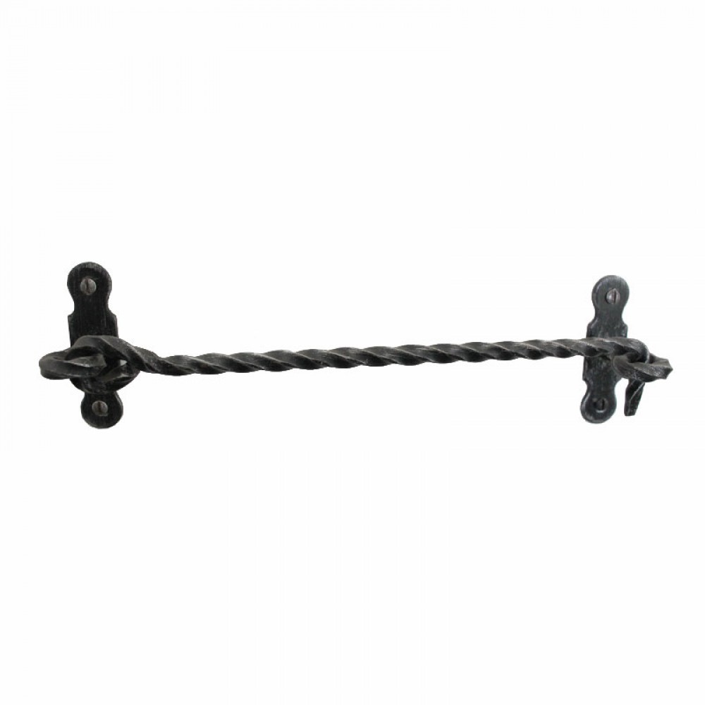 2276 Wrought Iron Handmade Bolt with Hook for Doors Lorenz Ferart