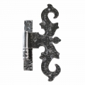 2304 Central Hinge with Plate Wrought Iron for Doors and Windows Lorenz Ferart