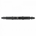 2352 Double Central Wrought Iron Strap for Doors and Windows Lorenz Ferart