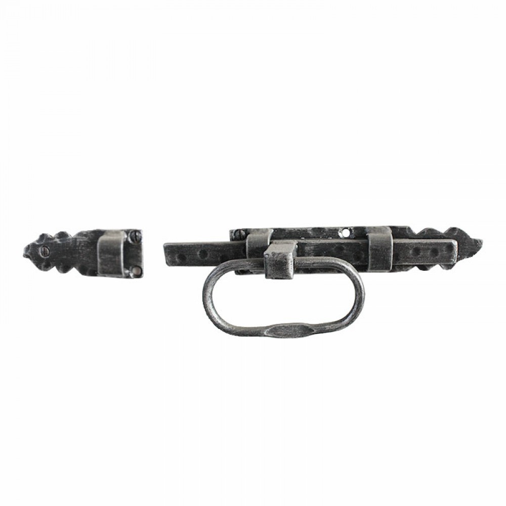 2358 Wrought Iron Horizontal Bolt Handmade for Doors Lorenz Ferart