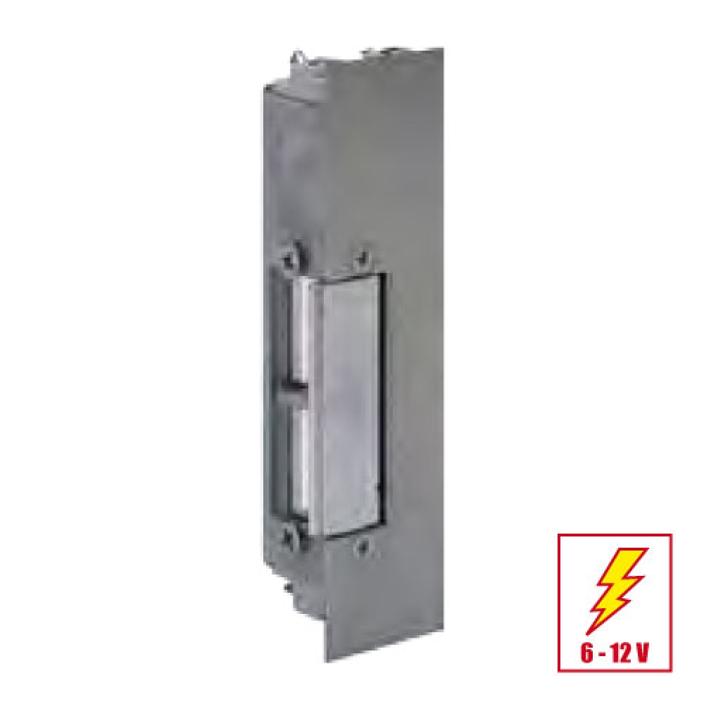 24RR KL Electric Strike Door Permanent Release with Plate Short Flat effeff