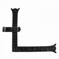 2604 Corner Hinge Without Plate Wrought Iron for Doors and Windows Lorenz
