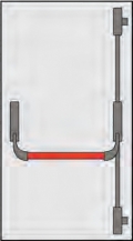 Handle Panic Omec Composition Doors door Two or Three Points Closing