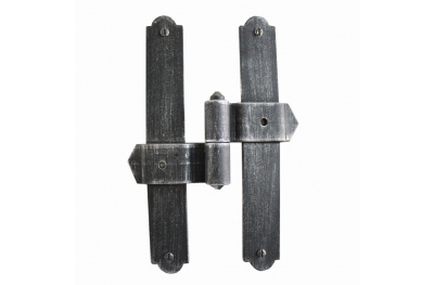 2757 Double Central Hinge Wrought Iron for Doors and Windows Lorenz Ferart