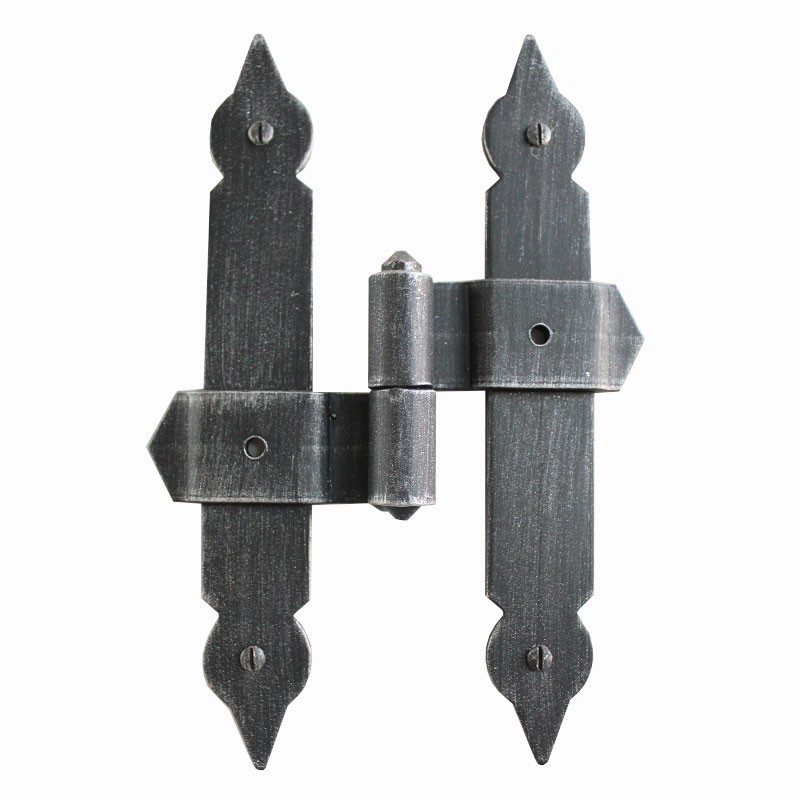 2807 Double Central Hinge Wrought Iron for Doors and Windows Lorenz Ferart