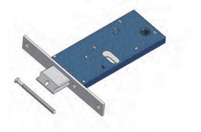 Adjustable latch with Mandate Omec Art.380