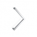2CQ.300 pba Pull Handle in Stainless Steel AISI 316L with Square Profile
