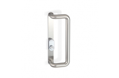 2CT.246.0035.44 Pull Handle with Security Shield and Cylinder Protection