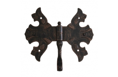 3006 Wrought Iron Double Hinge for Furniture Lorenz Ferart