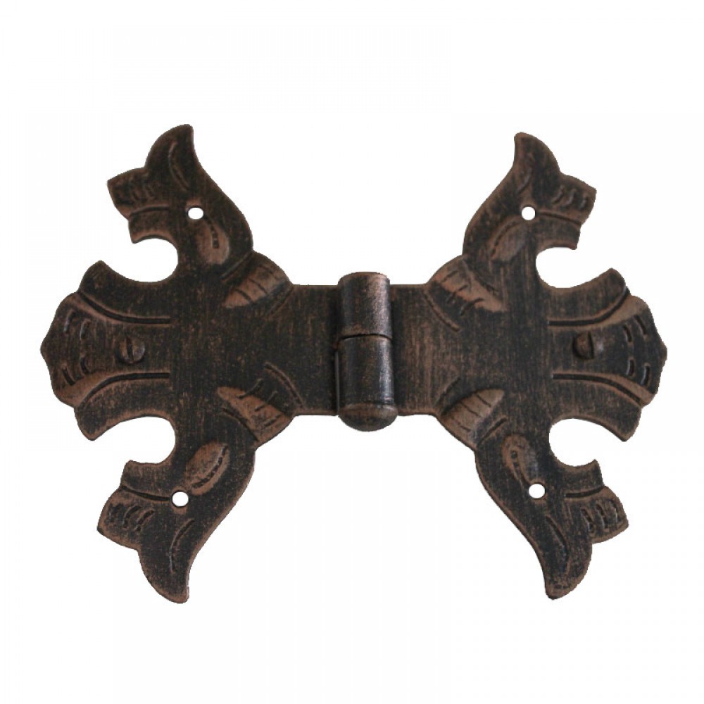 3008 Wrought Iron Double Hinge for Furniture Lorenz Ferart