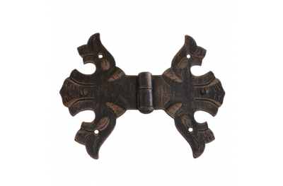 3008 Wrought Iron Double Hinge for Furniture Lorenz Ferart