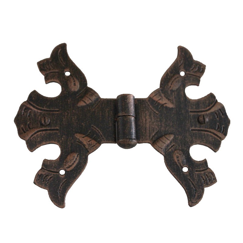 3008 Wrought Iron Double Hinge for Furniture Lorenz Ferart