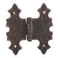 Hinge for Doors and Furniture of Wrought Iron Lorenz 3071