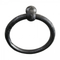 Furniture Handle with Wrought Iron Ring Lorenz 3178