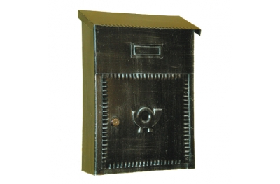 6010 Wrought Iron Handmade Mailbox Carrying Envelopes and Newspapers Lorenz