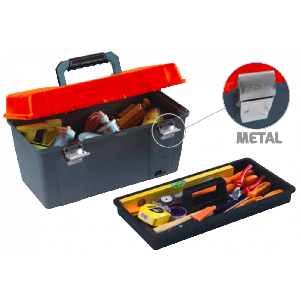 651 Plano The Best Professional Toolbox with Metal Closures and Tool Holder  Basket Contractor Line