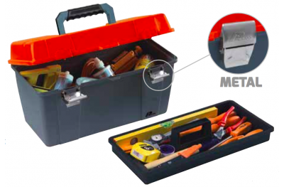 451 Plano Toolbox with Closures Metal Contractor Line Tool Carrying System