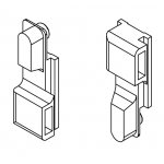 Couple blocks Connecting Cremonese Art.02387 Giesse; Profile for EC