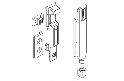 Giap bolt Futura Art.02111K Giesse; Silver Plus Series Camera for Europe