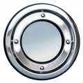 Fixed Metallic Porthole in Stainless Steel Watertight 18/8 AISI 316