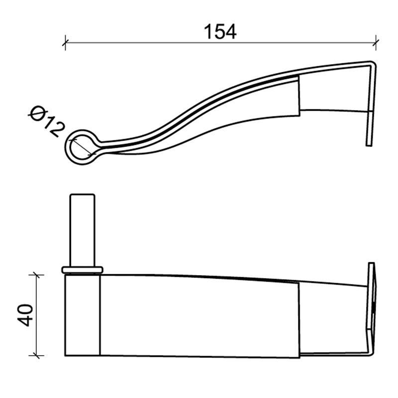 7 CiFALL Clamped Hinge Aluminium Iron Hardware For Shutters