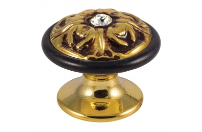 8010S Door Stopper With Swarowski Class Frosio Bortolo Handcraft Luxury Made in Italy by Artisans