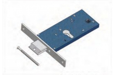 Adjustable latch Omec with Mandate Lock range for Mechanics Aluminium