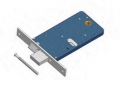 Deadbolt and latch lock for Omec range Mechanics Aluminium