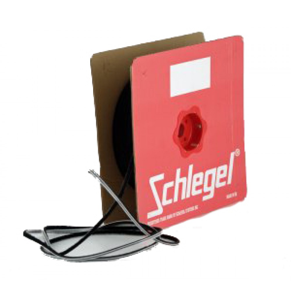 Brush seal Schlegel Polybond 4,8x1300mm Without Fin Black Roll 150m