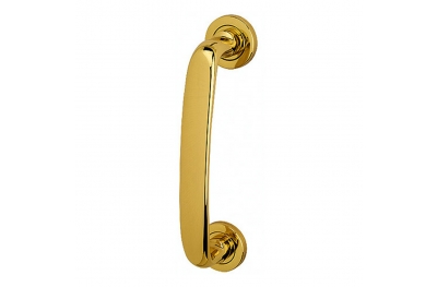 A.Z. Straight Pull Handle With Roses With Screw Covers for Typical Home Not Passing Bal Becchetti