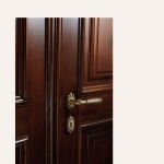 Tosca Aged Bronze Shabby-Chic Door Handle on Rosette Linea Calì