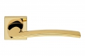Ala Polished Brass Door Handle With Rose of Female Elegant Design by Linea Calì