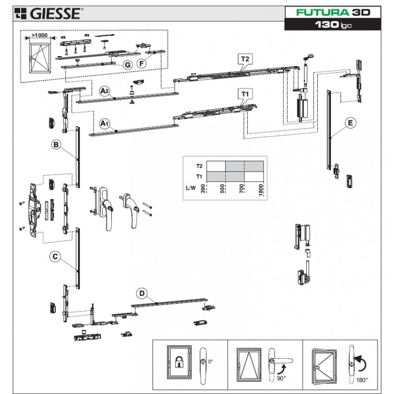 Meccanismo anta ribalta