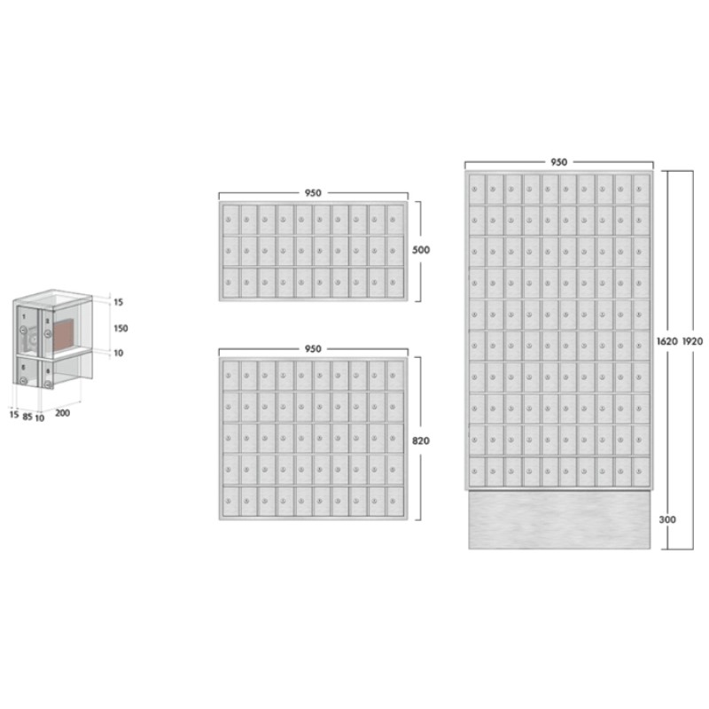 Security Lockers for Gyms and Filing Cabinets for Small Items