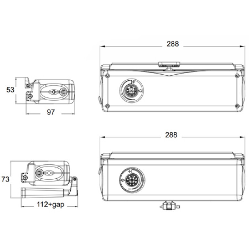 Chain Actuator ACK4 S Sync 24V Synchronous Operation Of More Actuators On Same Window Topp