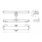 Kato 253 Nekos Chain Actuator 230V 250N Adjustable Stroke 240/360mm