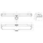 Kato Nekos Chain Actuator 24V 300N Adjustable Stroke till 400mm