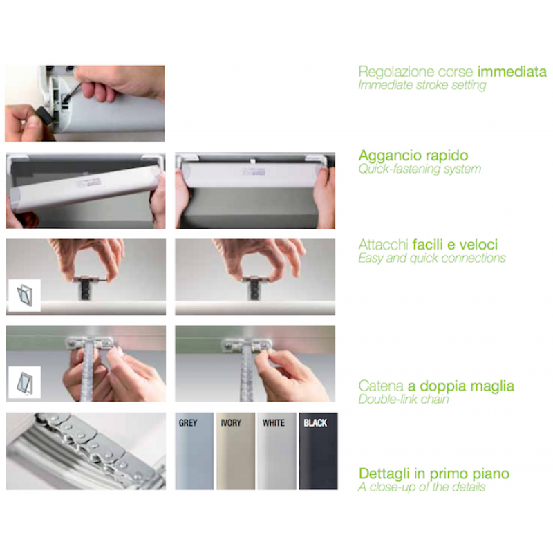 Liwin L35 Chain Actuator 230V 50 Hz Comunello Mowin Various Colours