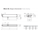Chain Actuator WAY Mingardi Micro XL 24V Stroke 420-600-835mm