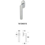 Aura Reguitti Window Handle DK Tilt and Turn with Rosette Zama