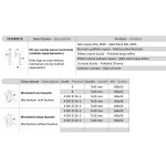 Aura Reguitti Window Handle DK Tilt and Turn with Rosette Zama