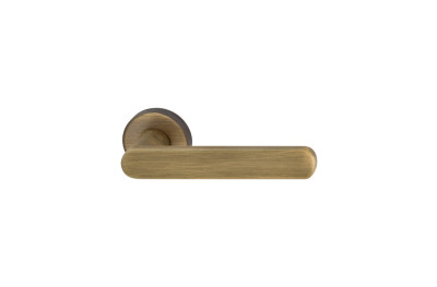 Aura Reguitti Door Handle on Round Rose Made of Zama